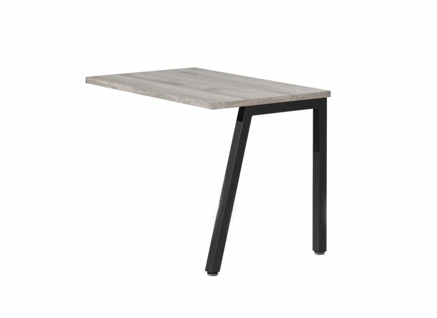 Aanbouwtafel Pronto 2 100x66x73cm - melamine - sherman grijs- Kantoorbureau