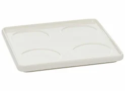 Hapjes|Aperoset Nora 5st Ø21x6,80cm - aardewerk - wit