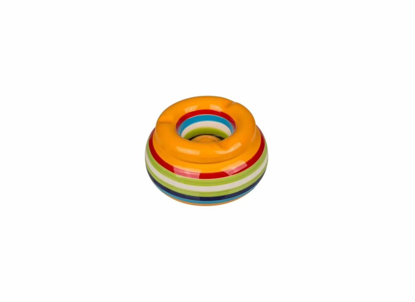 Asbakken & Gasaanstekers|Asbak Stripes Ø11cm