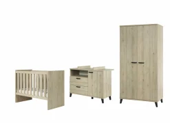 Babykamer Evy 2 met 2-deurs kast- Complete Babykamers|Complete Babykamers