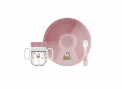 Mepal Babyservies set Mio  3-delig - kunststof - roze- Serviessets