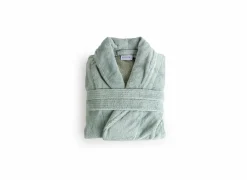 Badjas M flanel sea green- Badjassen|Energie Besparen