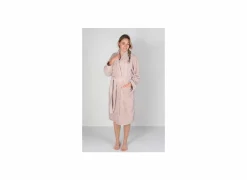 Badjassen|Energie Besparen|Badjas S flanel misty pink