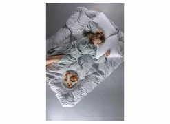 Badjas XS flanel sea green- Badjassen|Energie Besparen