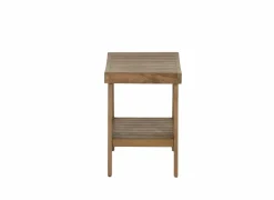 Opbergmeubelen|Badkruk 53x34x47cm - geschuurd teak - naturel