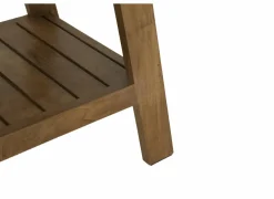 Opbergmeubelen|Badkruk 53x34x47cm - geschuurd teak - naturel