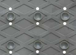 Antislipmatten|Badmat antislip 69x39cm - kunststof - multicolor