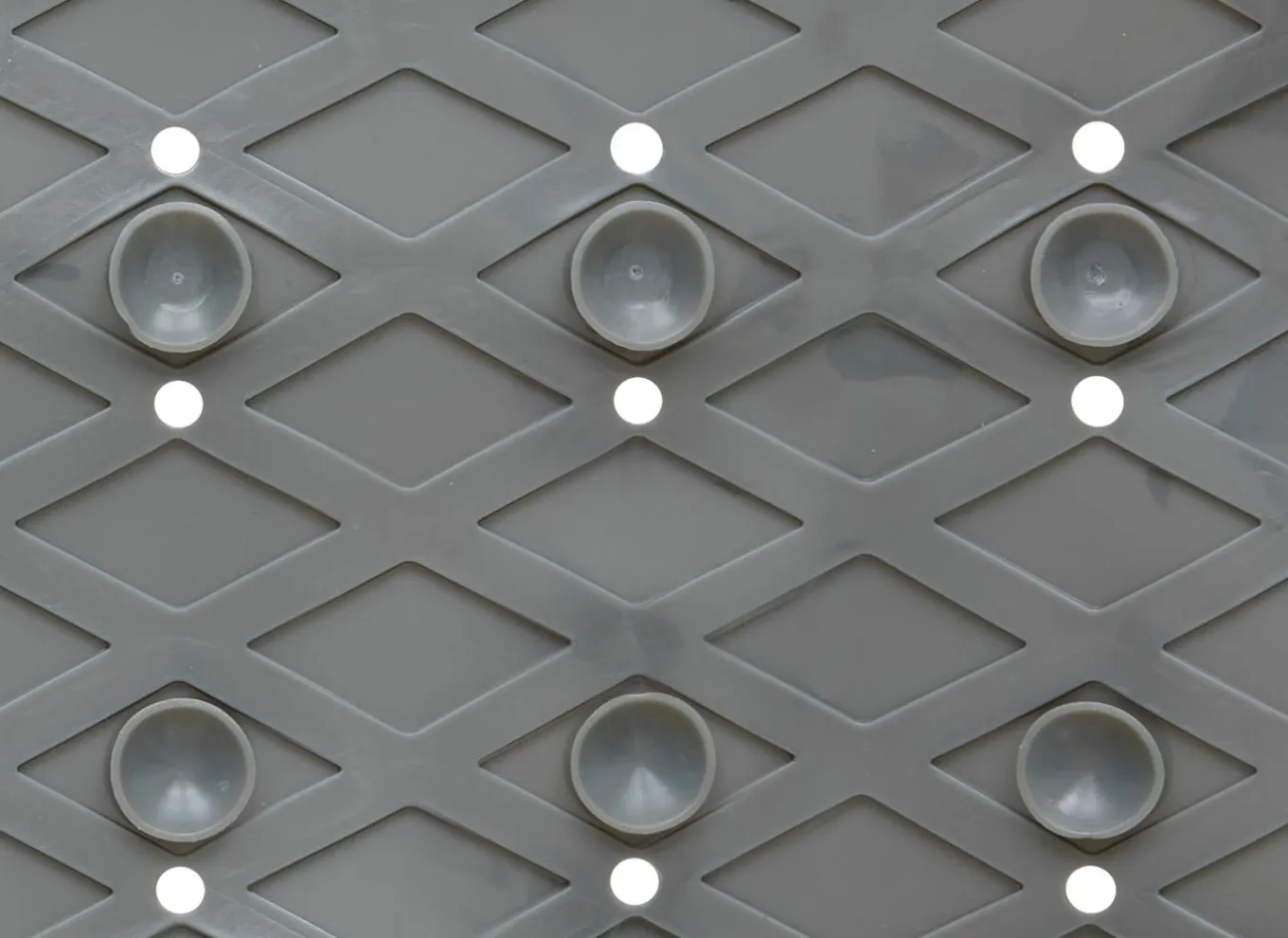 Antislipmatten|Badmat antislip 69x39cm - kunststof - multicolor