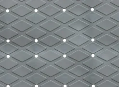 Antislipmatten|Badmat antislip 69x39cm - kunststof - multicolor