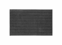 Badmat Luca 140x70cm - polyester & katoen - storm- Badmatten