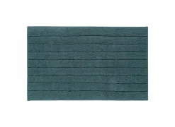 Badmat Luca 140x70cm - polyester & katoen - deep water- Badmatten