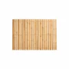 Badmat 40x60cm - bamboe - naturel- Badmatten