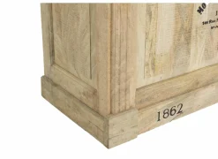 Barkast Djinn 120cm - mango massief - naturel- Barkasten|Barkasten