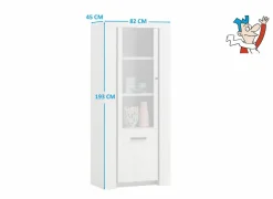 Barkasten|Barkasten|Barkast Elvis 82cm - decor - white oak