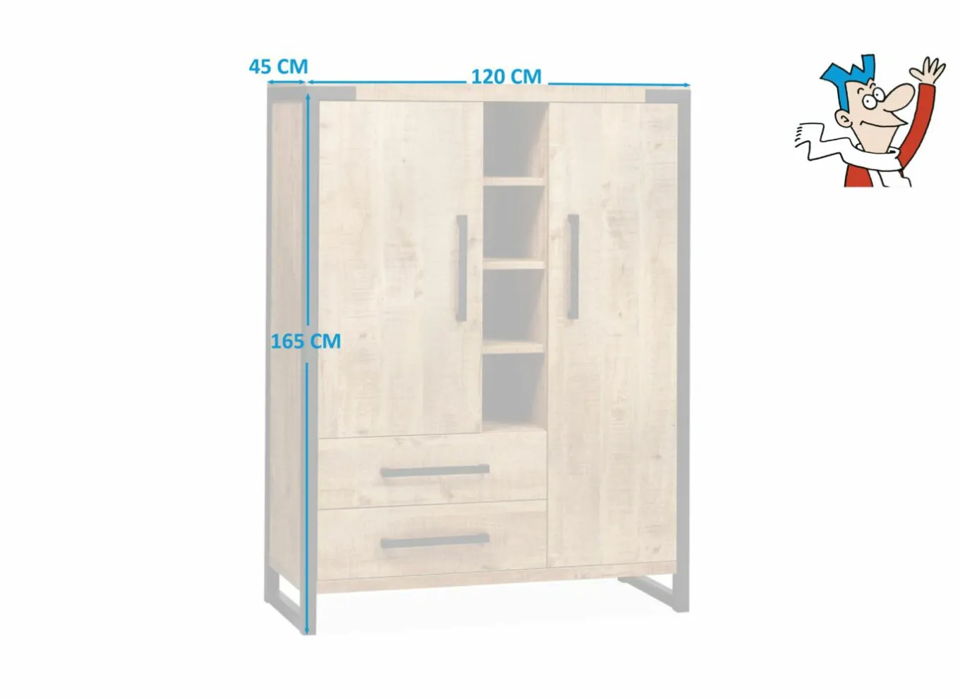 Barkasten|Barkasten|Barkast Galaxy 120cm - lamulux - mango