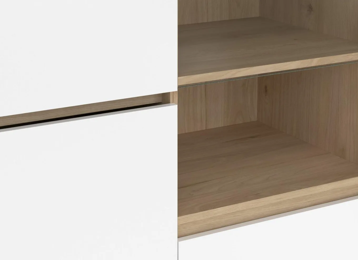 Barkasten|Barkasten|Barkast Next 100cm - decor - wit/jackson hickory