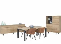 Barkasten|Barkasten|Barkast Palacio 125cm - eik massief & decor - naturel