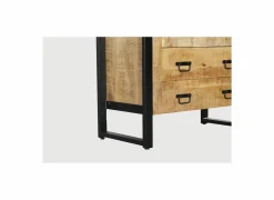 Barkast Sanguine 90cm - mango massief - natuur- Barkasten|Barkasten