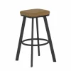Barkruk Anthony  ZH70cm - lederlook - cognac- Barkrukken|Barstoelen