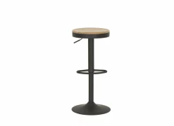 Barkruk Karma ZH59-80cm - hout - bruin/zwart- Barkrukken|Barstoelen