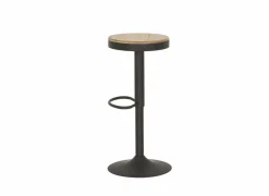 Barkruk Karma ZH59-80cm - hout - bruin/zwart- Barkrukken|Barstoelen