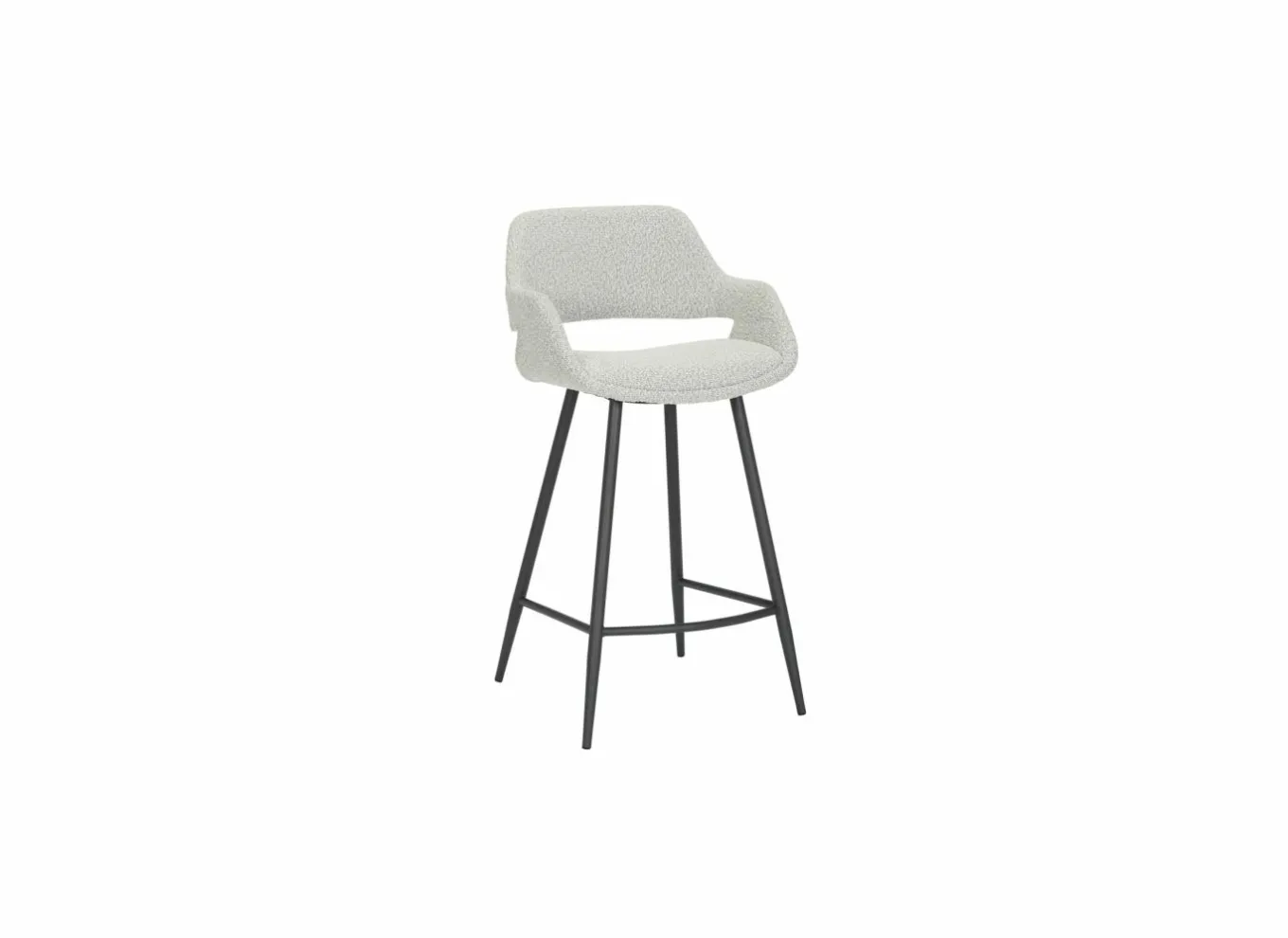 Barstoelen|Barstoel Aim ZH69cm - stof - grijs