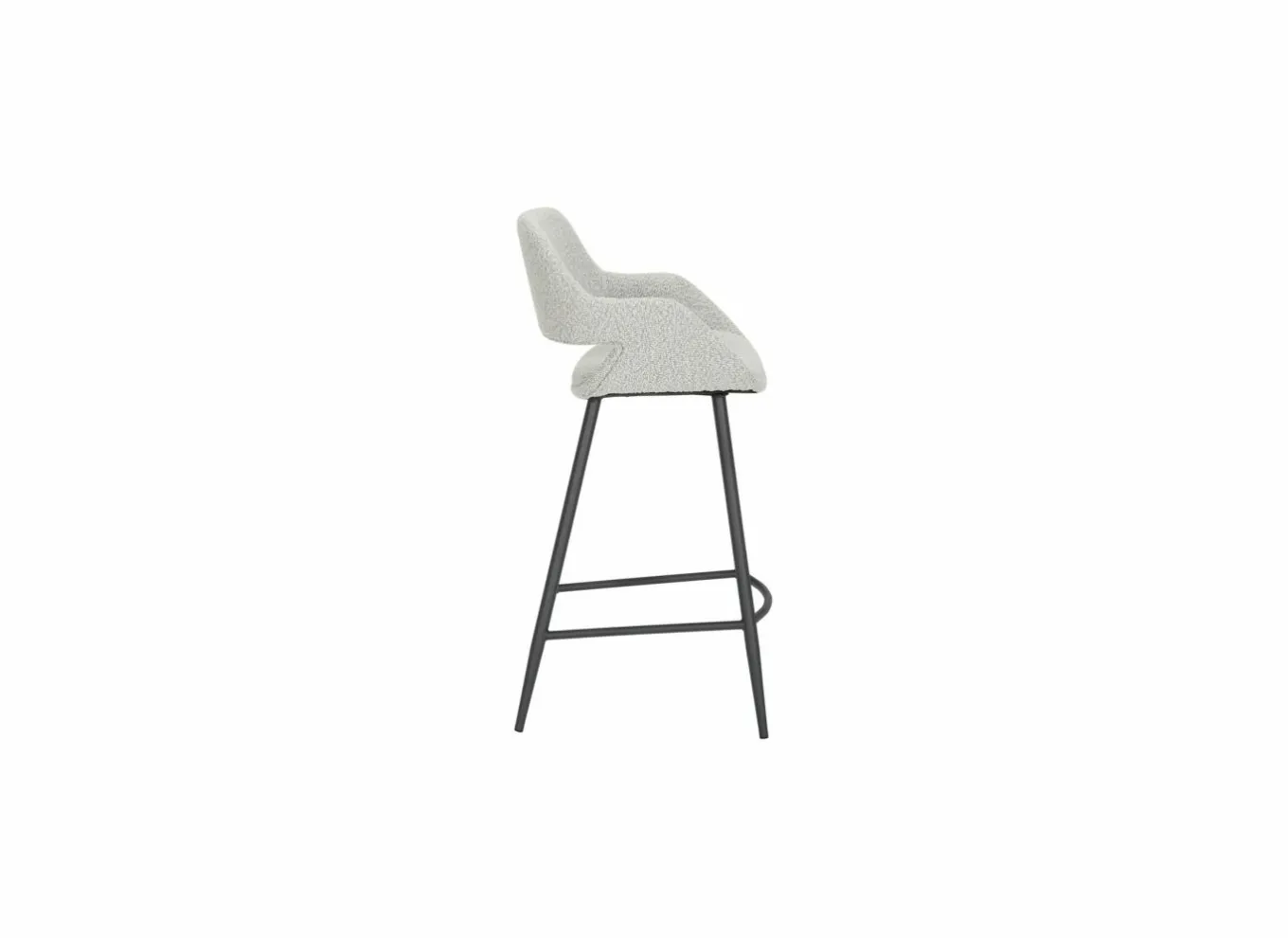 Barstoelen|Barstoel Aim ZH69cm - stof - grijs