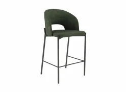 Barkrukken|Barstoelen|Barstoel Bacchus ZH75,5cm - stof - groen