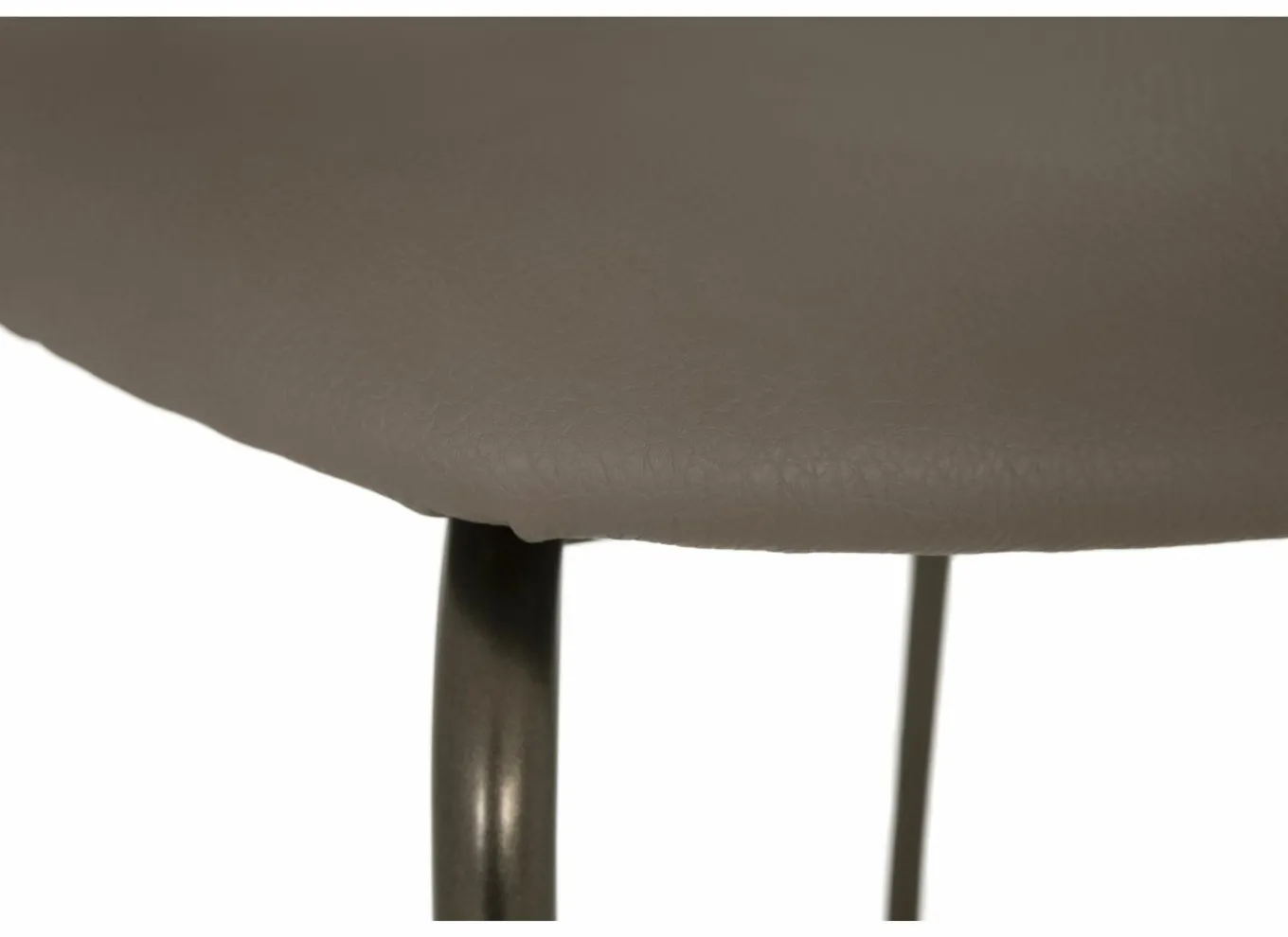 Barstoelen|Barstoel Bistro ZH65cm - lederlook - donkerbrons/fango