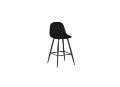 Barstoel Charlton ZH66cm - stof - zwart- Barkrukken|Barstoelen