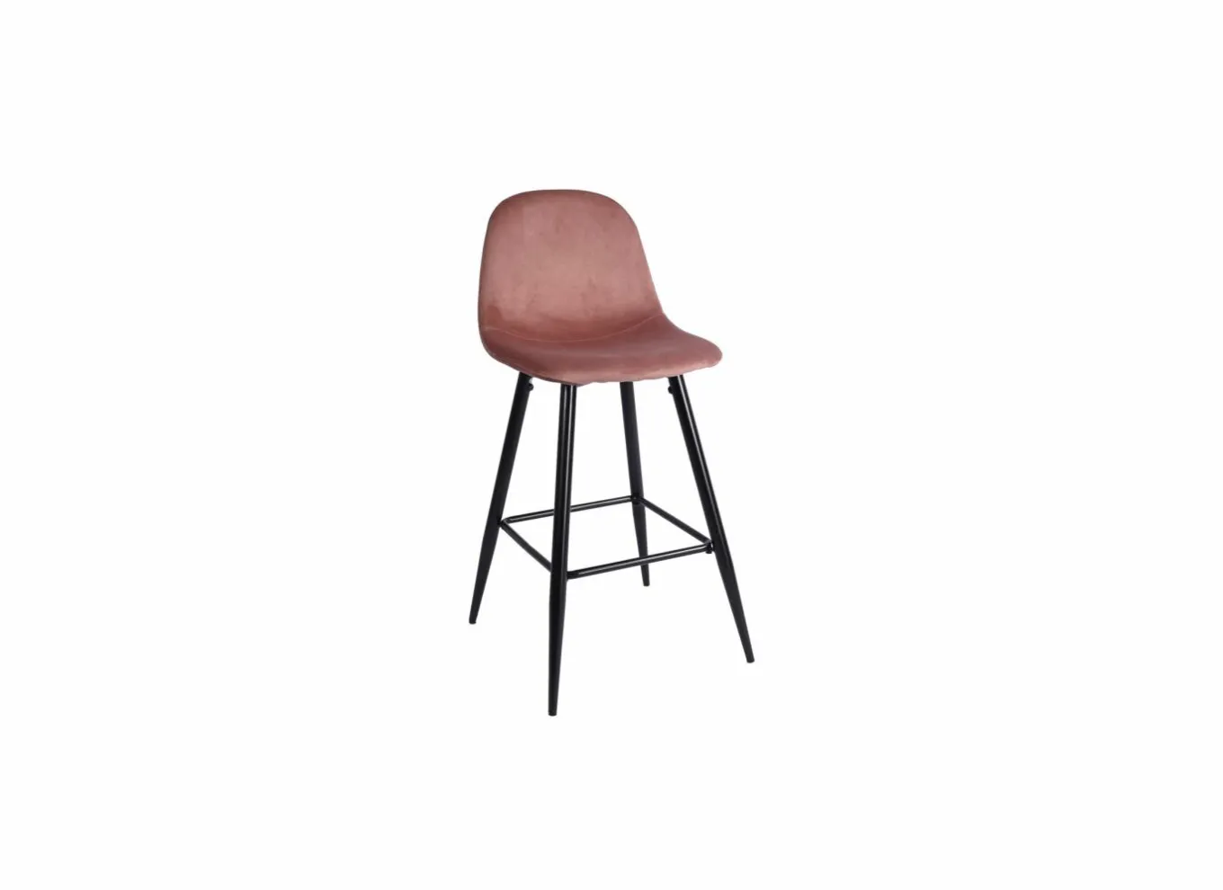 Barkrukken|Barstoelen|Barstoel Charlton ZH66cm - stof - misty roze