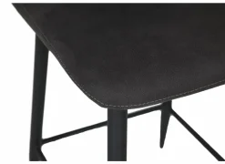 Barkrukken|Barstoelen|Barstoel Dex ZH65cm - stof - zorro antraciet