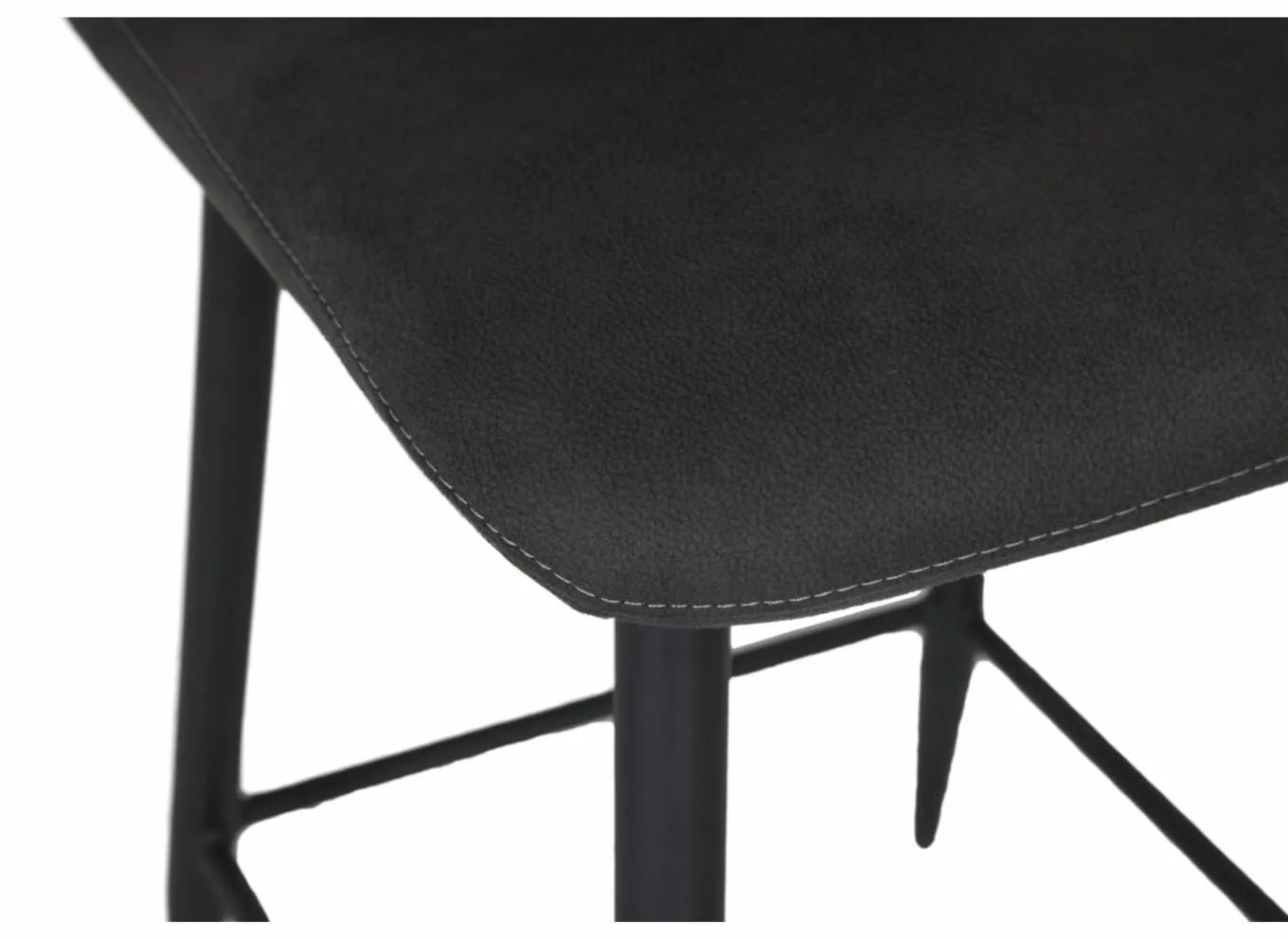 Barkrukken|Barstoelen|Barstoel Dex ZH65cm - stof - zorro antraciet