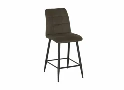 Barkrukken|Barstoelen|Barstoel Dex ZH65cm - stof - zorro moss