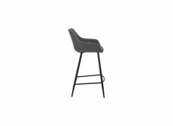 Barkrukken|Barstoelen|Barstoel Fangio ZH68cm - stof - antraciet