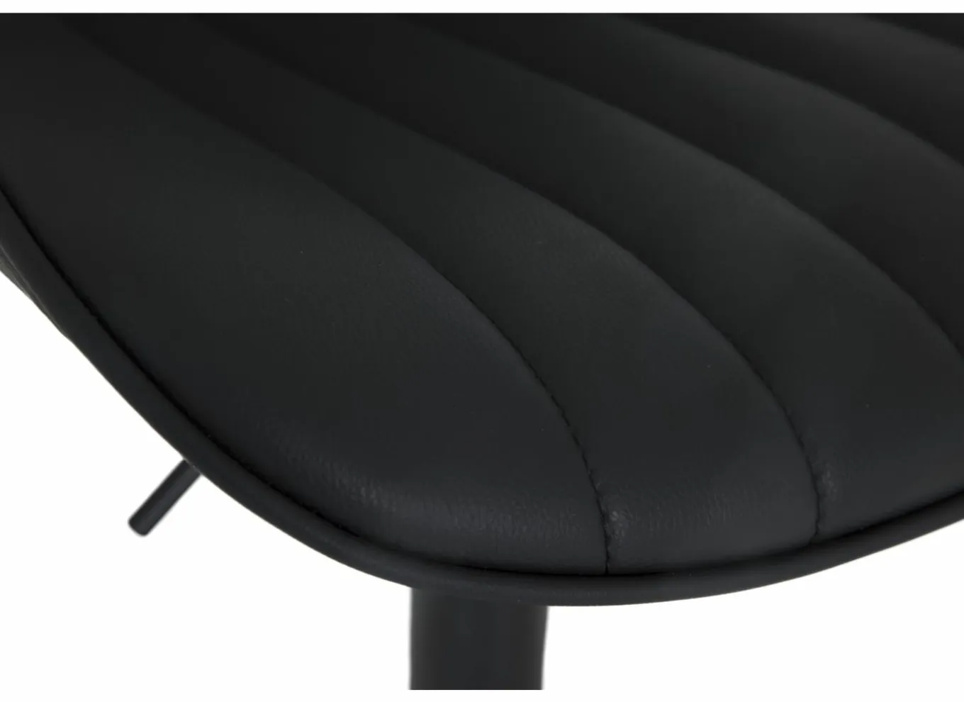 Barkrukken|Barstoelen|Barstoel Gigolo ZH58-83cm - lederlook - zwart