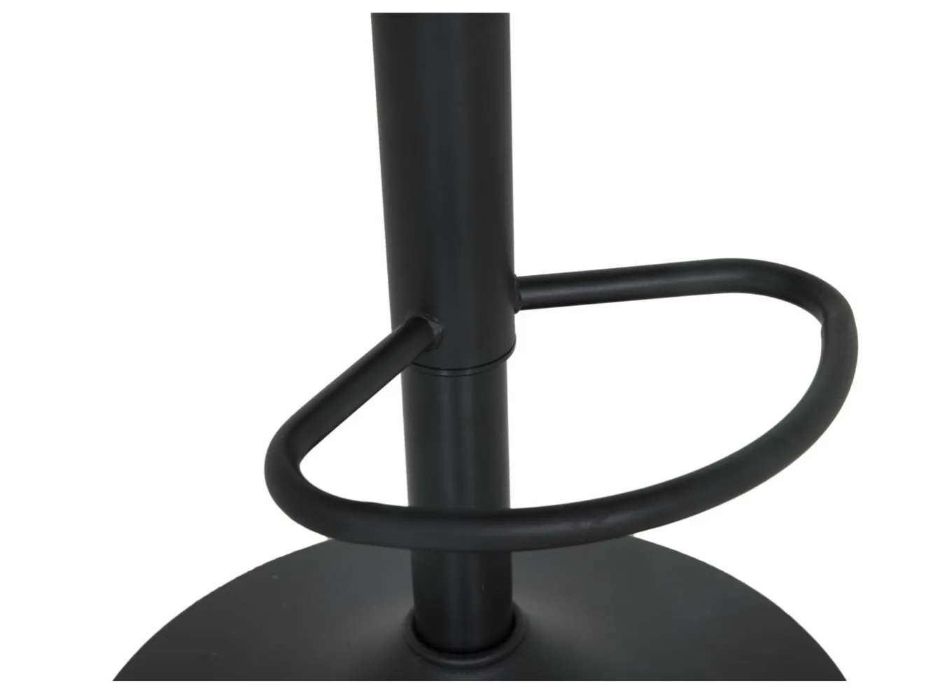 Barkrukken|Barstoelen|Barstoel Gigolo ZH58-83cm - lederlook - zwart