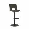 Barstoel Montecito ZH58-85cm - metaal - antraciet- Barkrukken|Barstoelen