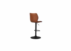 Barstoelen|Barstoel Octavio lederlook - cognac