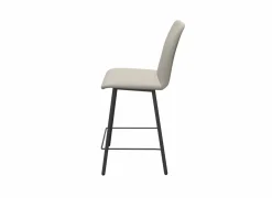 Barstoel Pisa ZH65cm - stof & staal - vogue canvas & antraciet- Barstoelen