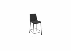 Perfecta Barstoel Primera ZH65cm - lederlook - zwart- Barkrukken|Barstoelen