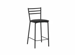 Barstoel Romy ZH65cm - stof - traffic black- Barstoelen