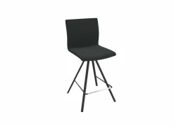Perfecta Barstoel Silva ZH66cm - kunststof - zwart- Barkrukken|Barstoelen