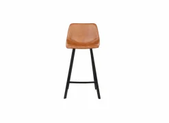 Barkrukken|Barstoelen|Barstoel Spartacus ZH65cm - lederlook - cognac