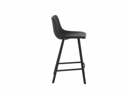 Barstoel Spartacus ZH65cm - bonded leather - zwart- Barkrukken|Barstoelen