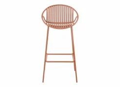 Barstoel Stork ZH75cm - metaal - oranje- Tuinstoelen|Barstoelen