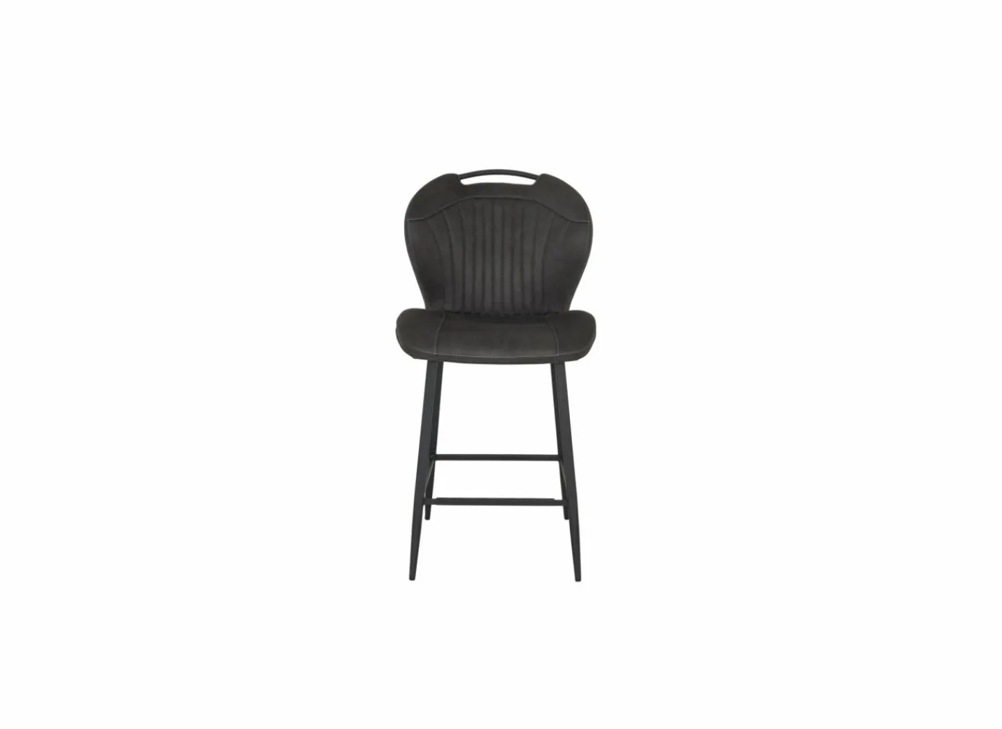 Barstoel Travis ZH66,5cm - stof - zwart- Barstoelen