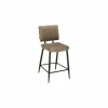 Barkrukken|Barstoelen|Barstoel Vicenza ZH67cm - stof - goldy latte