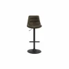 Barstoelen|Barstoel ZH65-86cm - stof - antraciet
