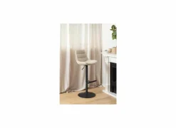 Barstoel ZH65-86cm - stof - beige- Barstoelen